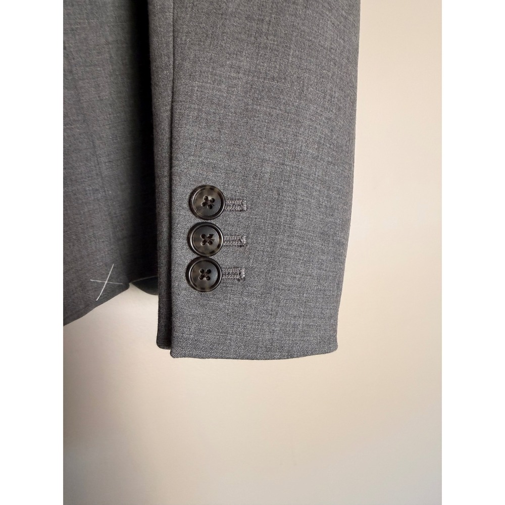 J.Crew 365 Womens Gray Single Button Blazer Jacket Size 6 Professional Office - Picture 6 of 13